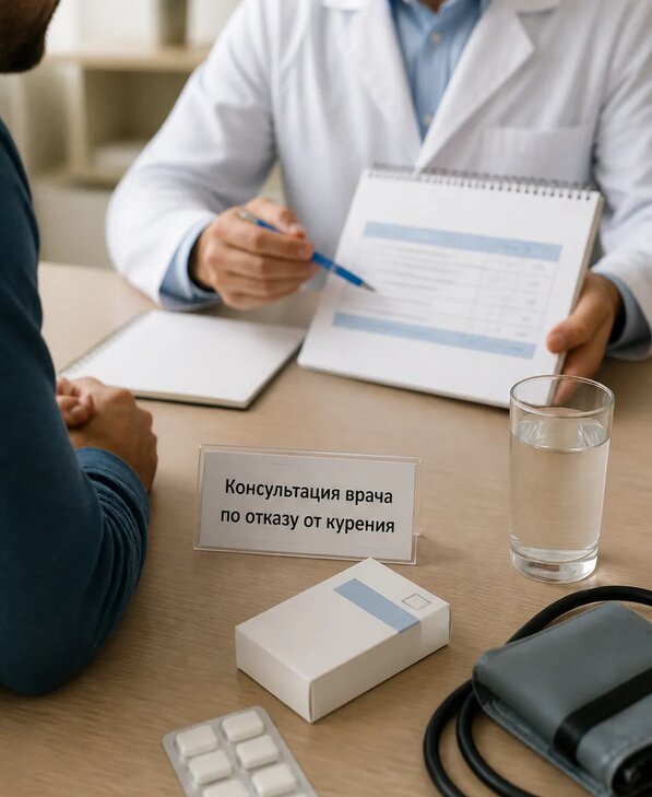 Консультация врача по отказу от курения для взрослых в Евпатории